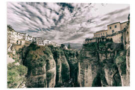 Hartschaumbild El-Tajo-Schlucht in Ronda, Malaga