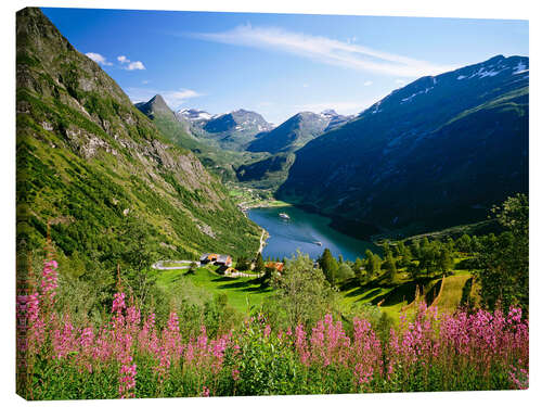 Leinwandbild Geiranger Fjord, Norwegen