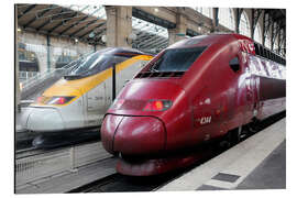 Obraz na aluminium TGV, Gare du Nord, Paris