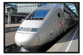 Gerahmter Kunstdruck TGV