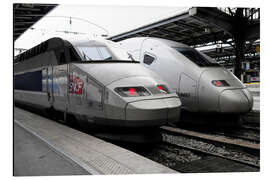 Obraz na aluminium TGV, Gare du Nord station, Paris