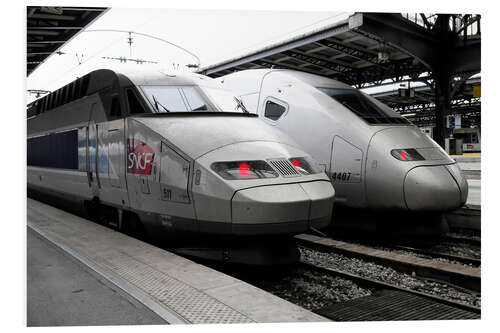 PVC-tavla TGV, Gare du Nord station, Paris