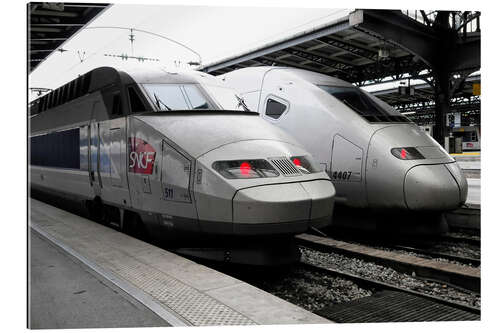 Gallery print TGV, Gare du Nord station, Paris