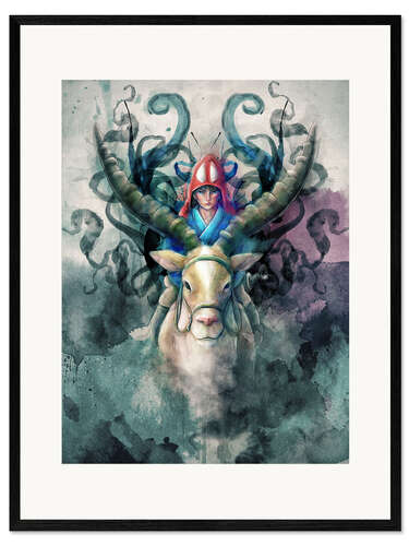 Framed art print Ashitaka