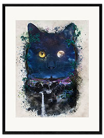 Framed art print Nightcat