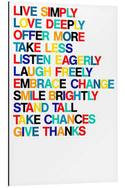 Magnettafel For a better life, bunt