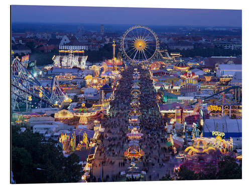 Stampa su alluminio Oktoberfest al tramonto