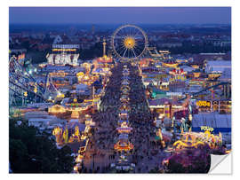 Naklejka na ścianę Oktoberfest at dusk