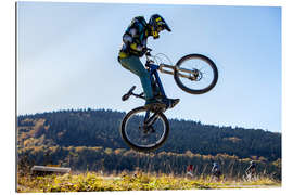 Gallery print Mountain bikers