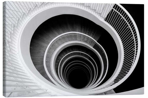 Canvas print Spiral staircase