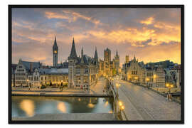 Gerahmter Kunstdruck Gent in Belgien