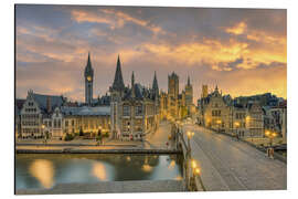 Magnettafel Gent in Belgien