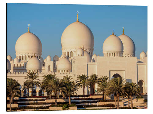 Aluminium print Sheikh Zayed Grand Mosque, Abu Dhabi