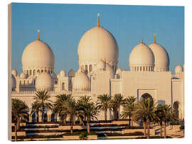 Wood print Sheikh Zayed Grand Mosque, Abu Dhabi