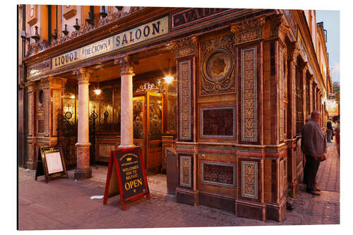 Aluminium print Crown Liquor Saloon, Belfast