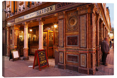 Canvas print Crown Liquor Saloon, Belfast