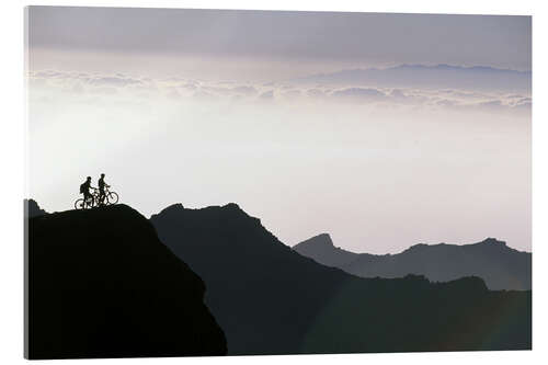 Acrylic print Mountain biking, Masca Gorge