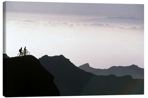 Canvas print Mountain biking, Masca Gorge