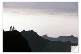 Wall sticker Mountain biking, Masca Gorge