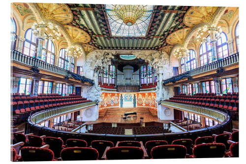 Acrylglasbild Palau de la Musica Catalana