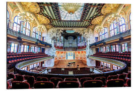 Quadro em alumínio Palau de la Musica Catalana