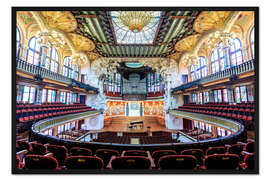 Gerahmter Kunstdruck Palau de la Musica Catalana