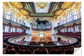 Selvklebende plakat Palau de la Musica Catalana