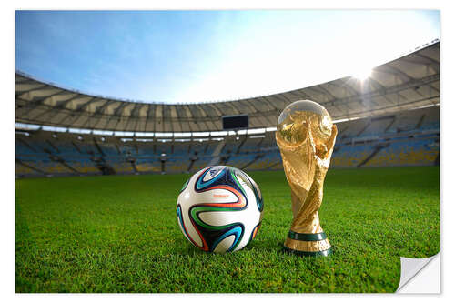 Naklejka na ścianę Match ball from the 2014 Football World Cup