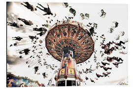 Magnettafel Kettenkarussell auf dem Münchner Oktoberfest