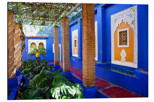 Aluminium print Majorelle Gardens