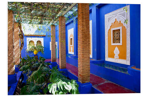 PVC print Majorelle Gardens