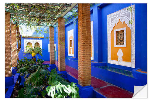 Wall sticker Majorelle Gardens