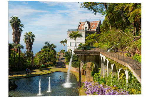 Gallery Print See und Wasserspiele im botanischen Garten