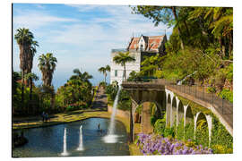 Magnettafel See und Wasserspiele im botanischen Garten