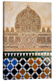 Leinwandbild Maurische Keramikfliesen und Stuck - Paul Williams - Funkystock