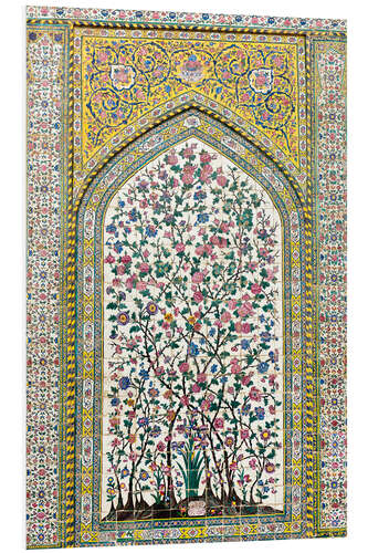 Foam board print Floral pattern, Wakil Mosque