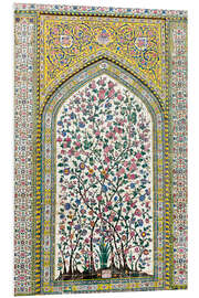 Foam board print Floral pattern, Wakil Mosque