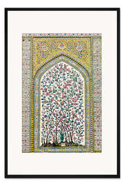 Gerahmter Kunstdruck Florales Muster, Wakil Moschee