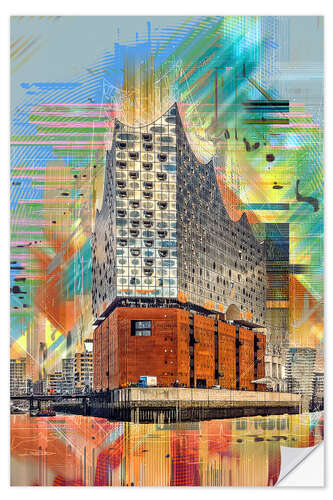 Wall sticker Elbphilharmonie Hamburg