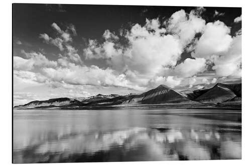 Aluminium print Borgarfjordur fjord near Borganes, Iceland