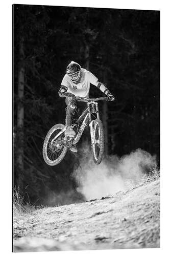 Gallery print Mountain bikers