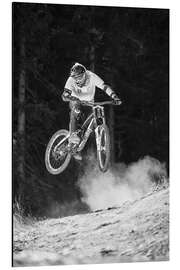 Magnettafel Mountainbiker