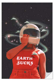 Wandsticker Earth sucks