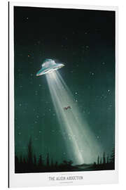 Magnettafel Entführung durch Außerirdische