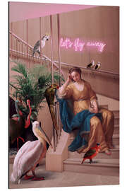 Magnettafel Lass uns weg fliegen