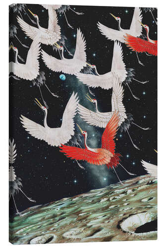 Lerretsbilde Space cranes