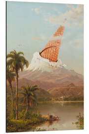 Magnettafel Berg Vanilla