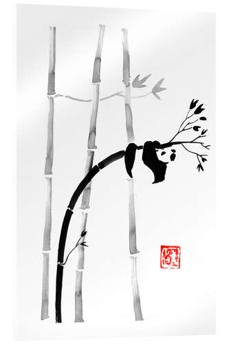 Acrylic print Panda in his tree 04