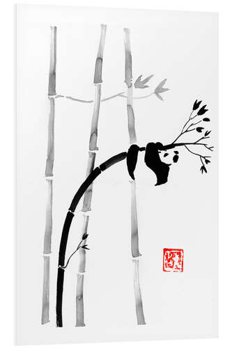 Foam board print Panda in his tree 04