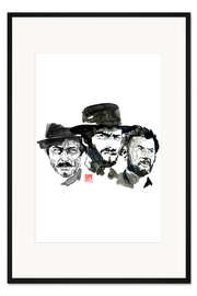 Gerahmter Kunstdruck Zwei glorreiche Halunken